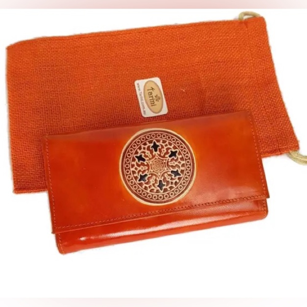 Leather Mandala Wallet